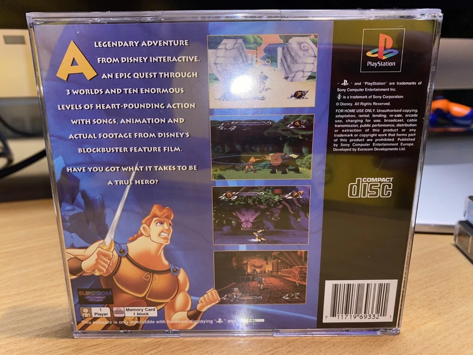 🙇🏻 RARE DISNEY TRIPLE PACK SONY PS1 PSONE PLAYSTATION WITH CARDBOARD SLEEVE 🎅 - Image 4 of 4