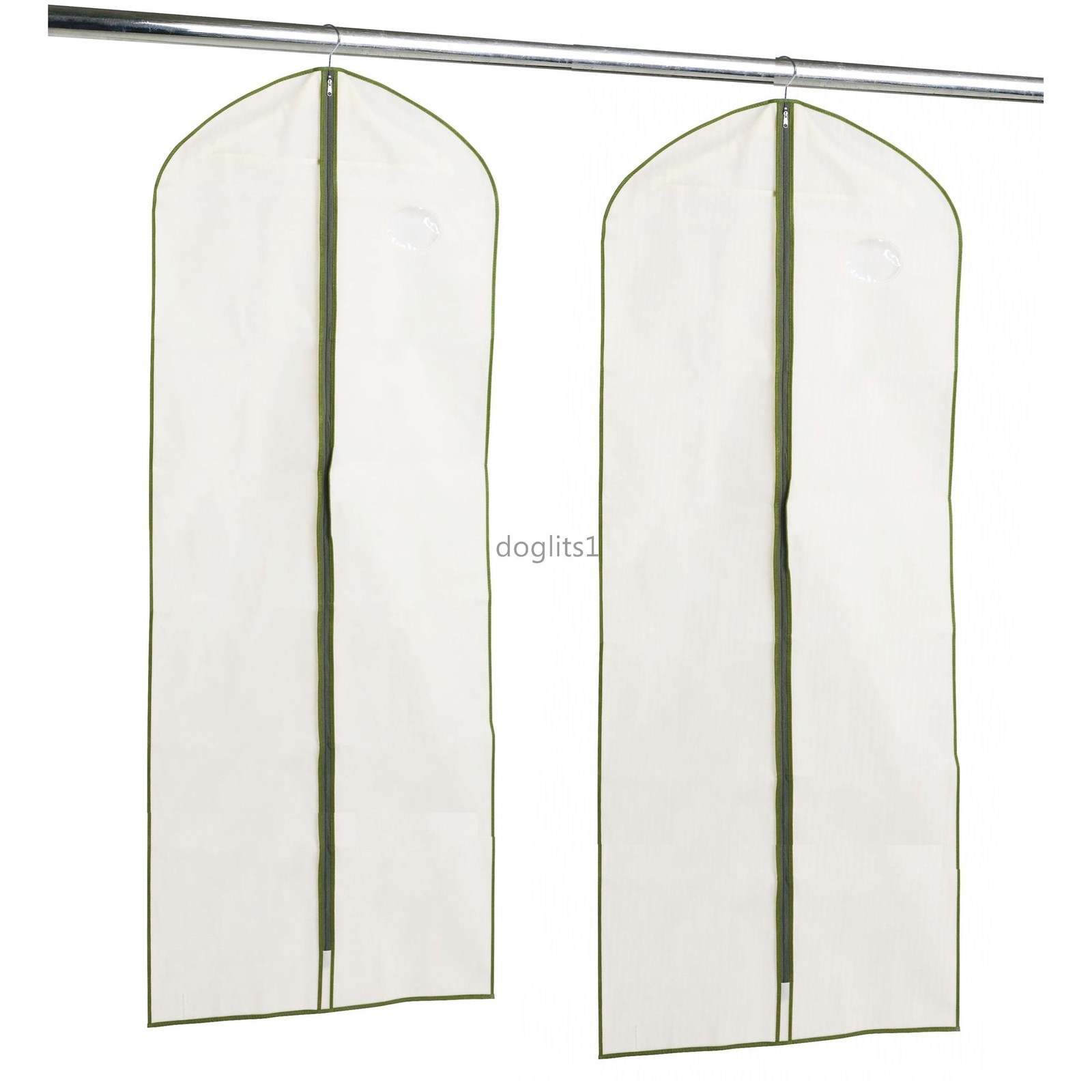 2 Polilla Prueba fuerte largo PRENDAS Vestido Tejidos De Lana Abrigo Almacenaje