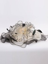 Kentucky Derby Fascinator Hat For Women Lady Tea Party Dress Church Flowers Hats