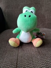 Green Yoshi All Star Stuffed Plush 7" Super Mario Bros Little Buddy. NWT