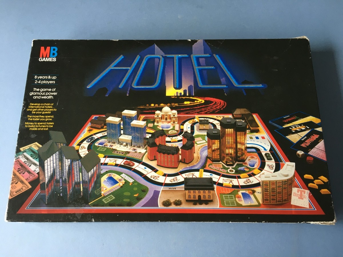 Vintage 1986 MB Games, Hotel, Incomplete | eBay