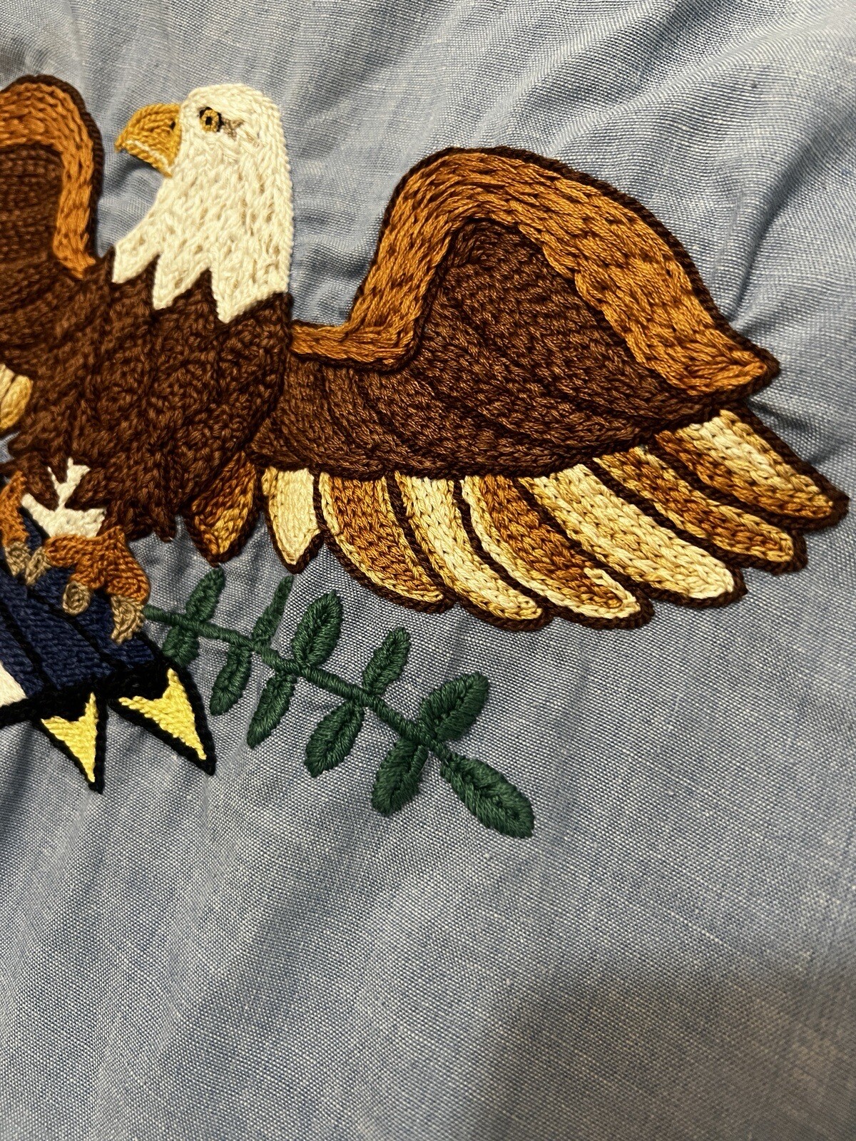 Vtg Dee Cee Western Snap Button Panel Back Chain … - image 11