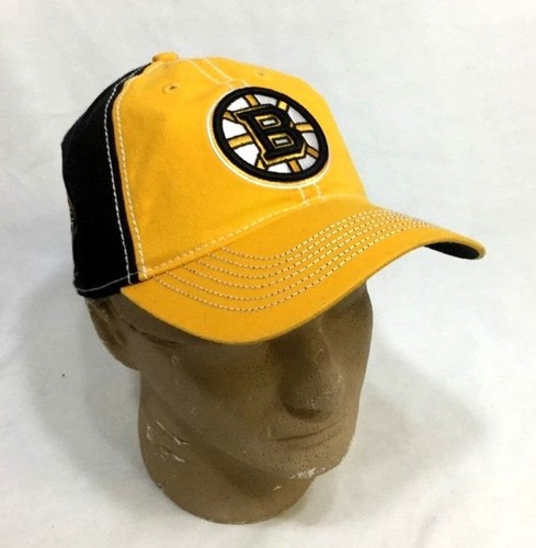 NEW Boston Bruins Reebok Gold / Side Logo Hat Cap Snapback Adjustable FREESHP - Picture 2 of 3