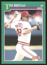 1991 Score #648 Tim Birtsas