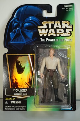 Star Wars Han Solo in Carbonite Block Figur MOC Kenner Actionfigur 1996 NEU