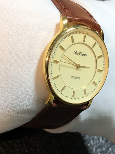 Vintage Da Vanci Women’s Watch Gold Toned Japan Quartz Wristwatch New Bat - Picture 20 of 20
