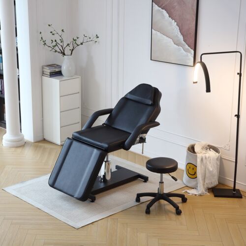 Hydraulic Massage Table Adjustable Bed Couch Beauty Salon Tattoo Recliner Stool - Picture 24 of 32