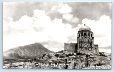RPPC Palacio del Obispado - Monterrey - MEXICO M.M. Lopez Postcard
