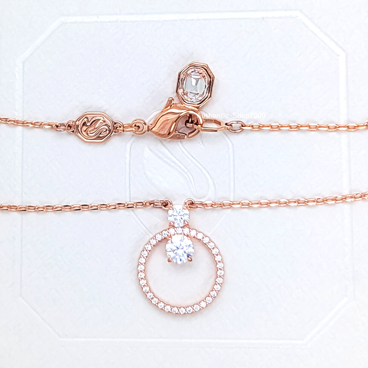New 100% Authentic SWAROVSKI RG Round Pave Constella Pendant Necklace 5692266 New 100% Authentic SWAROVSKI RG Round Pave Constella Pendant Necklace 5692266