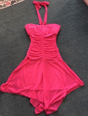 Cute Hot Pink Special Occasion Dress From Taboo Size Small in EUC! | eBay