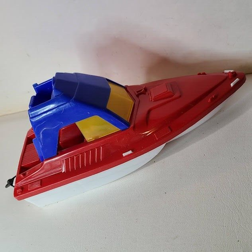 Fishing Boat Recreation Inboard 1970s American Plastic Toys USA VG+ Floats - Picture 6 of 11
