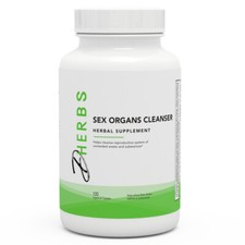 Dherbs Sex Organs Cleanser, 100-Count Bottle