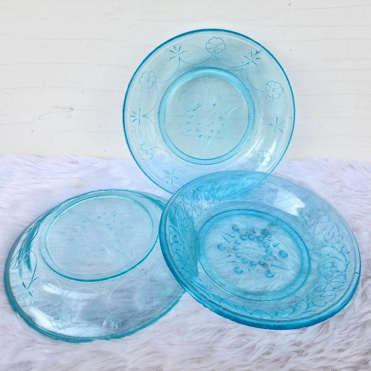 PIATTI DA PRANZO Pasabahce Linden Batik Vetro Temperato Blu Set Da Cena Stoviglie EUR 15,23 - IT