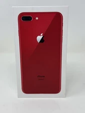 Apple iPhone 8 Plus Red 64 GB EMPTY BOX ONLY-Some Accessories Included-NO PHONE