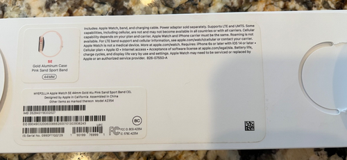 Apple 🍎 SE Watch Unlocked FOR PARTS ONLY 44mm Rose Gold Pink 2nd Generation - Picture 3 of 11