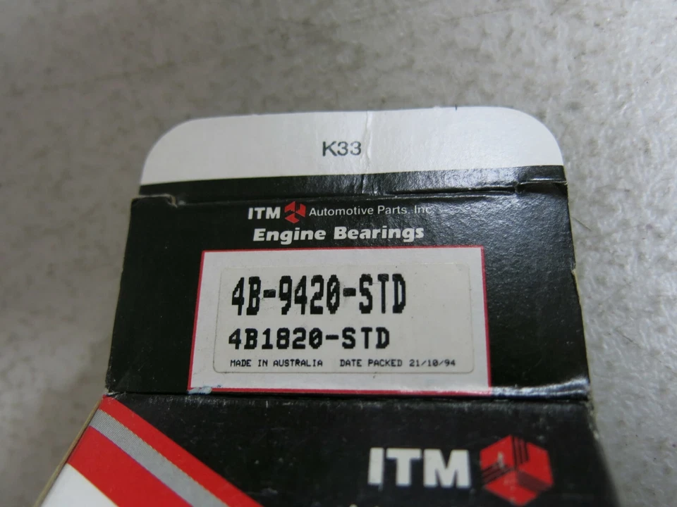 Rodamiento de varilla ITM Con 4B9420 STD apto para Chevy, GMC, Honda, Isuzu 1972-1997 Foto 2 de 2