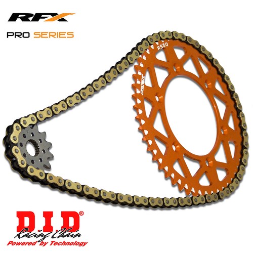 KTM 250 SXF 2017 RFX Pro Series Sprockets 14/51T and DID ERT3 Gold