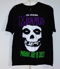 AUTHENTIC The Original Misfits PHOENIX July 15 2023 T Shirt Black Size XL