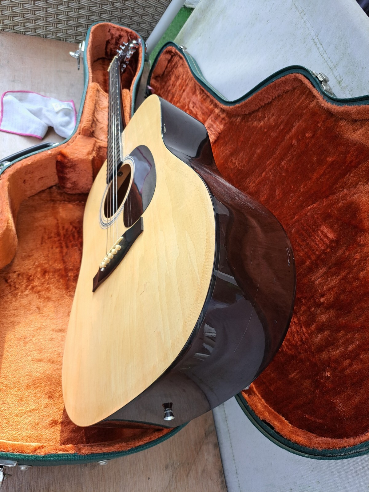 Retro, Gremlin DRW42N Acoustic Guitar With Hard Case. eBay