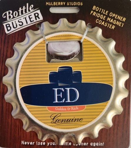 Bottle Buster Flaschenöffner Magnet Untersetzer 100+ Namen Zitate Ihrer Wahl Neu in Verpackung - Bild 37 von 124