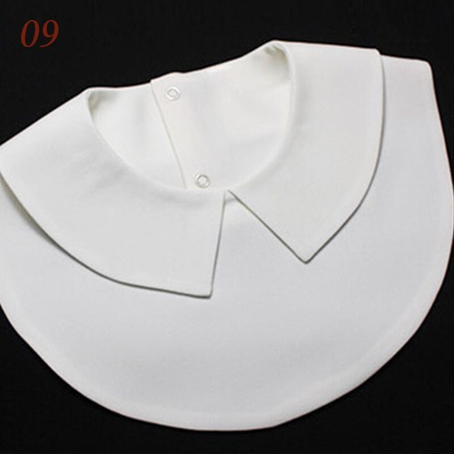 Women Black White Lace False Collar Fake Half Shirt Blouse Detachable Collar - Bild 18 von 20