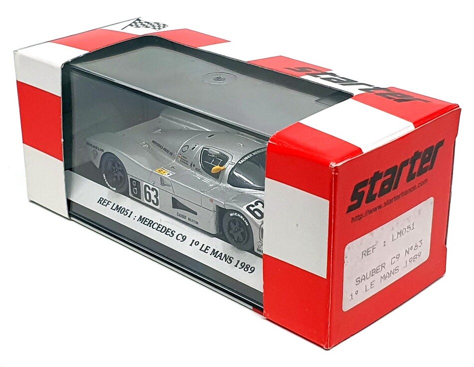 Starter Models 1/43 Scale LM051 - Sauber Mercedes C9 #63 Winner Le