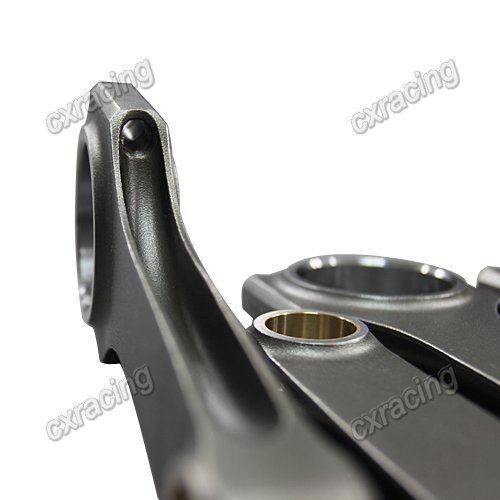 Varillas de conexión de haz en H forjado CXRacing Conrod 6 piezas para BMW M50 M52 B25 140 mm - Imagen 2 de 2