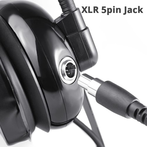 Two Way Radio Headset with Noise Cancelling Microphone 3.5mm Input Jack - Picture 4 of 12