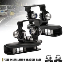 Universal Mounting Clamp Led Work Light Bar Metal Bracket Holder Car Engine Hood