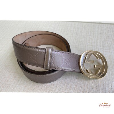 Authentic Gucci Rose Guccissima Leather Gold Interlocking G