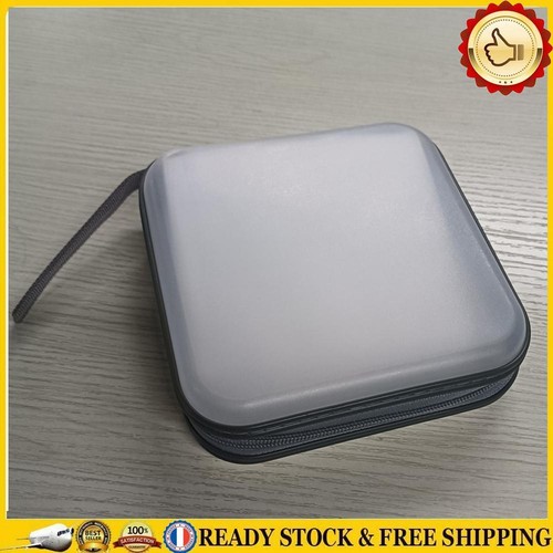 40pcs Capacity Disc CD DVD Wallet Storage Organizer Case Holder(White)