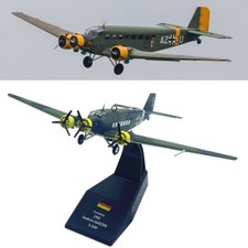 1:144 Alloy Diecast Military Model World War II Junkers Ju-52 Transport Aircraft