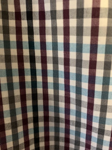 Penquin Mens Long sleeve Blue Check Heritage Slim Fit UK L - Picture 8 of 8