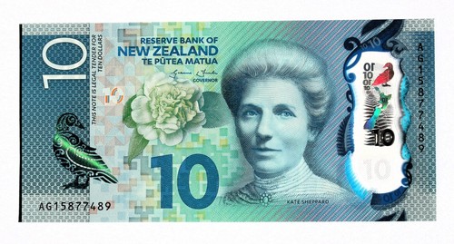 1 x 10 Dollars $10 2015 New Zealand Bill Uncirculated Polymer - Bild 3 von 5