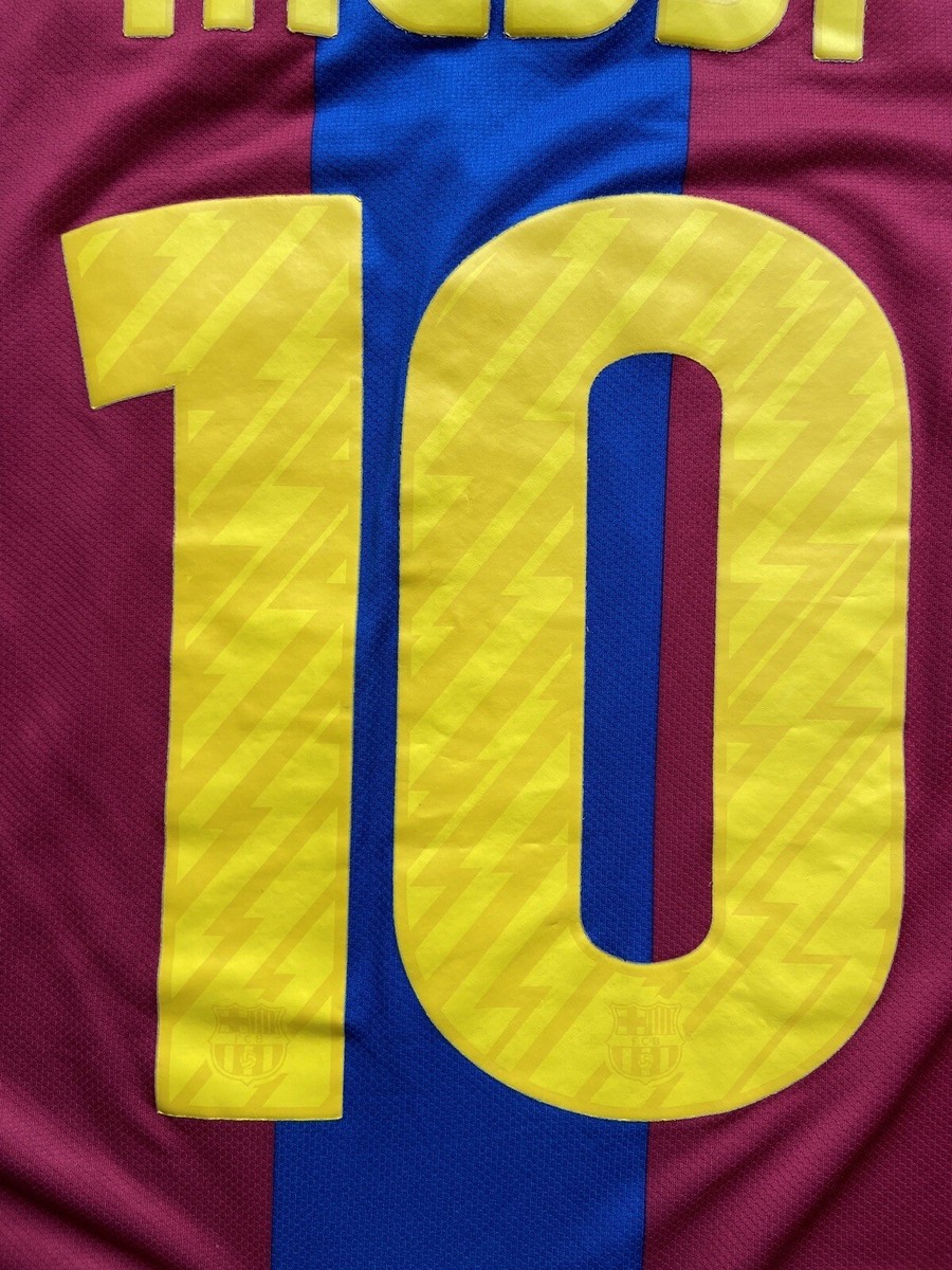 BARCELONA 2010 2011 HOME SHIRT JERSEY NIKE 382354-486 sz M MEN #10