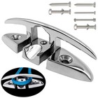 1X 5Zoll Falten Klappbare Klapp Klampe Dock Cleat 316 Edelstahl für Marine Boote