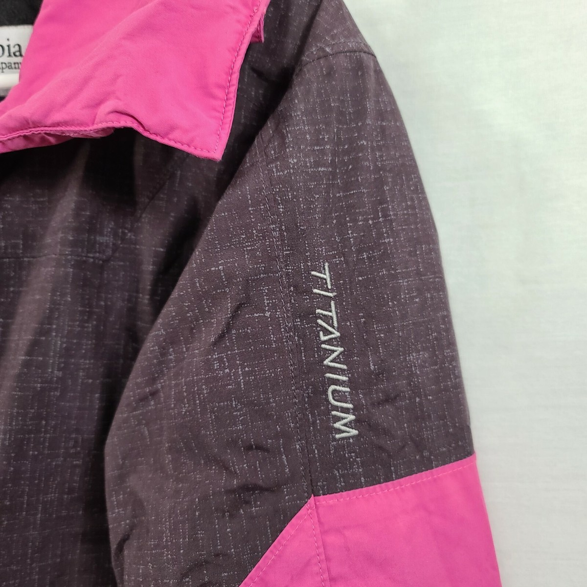 Columbia Omni-Tech Titanium Interchange Black Pink Sz M Women's