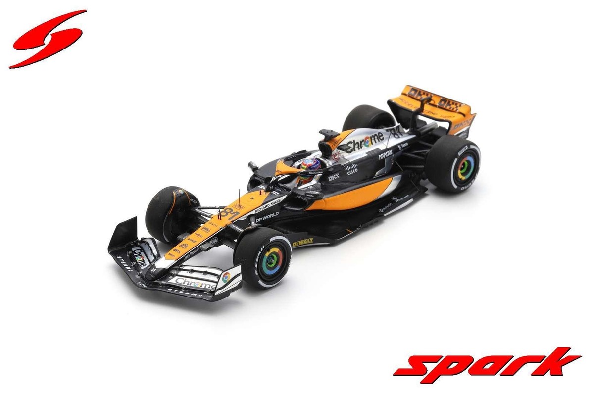 Spark McLaren MCL60 1/43 ピアストリ 1:43 SPARK Mclaren F1 Mcl60 #81 4Th British Gp 2023 Oscar