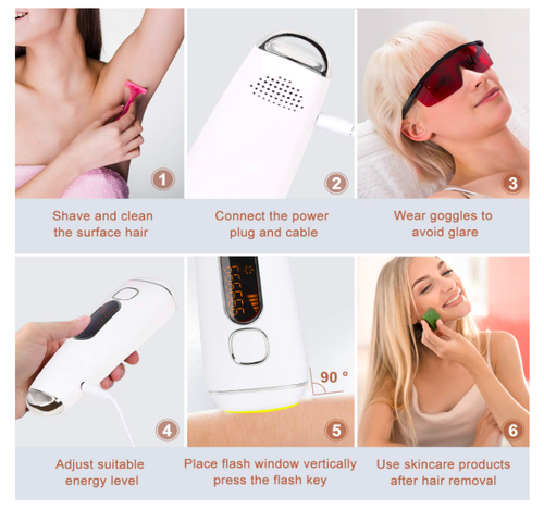 Hair Removal for Women and Man IPL hair removal Permanent Painless UPGRADE to... - Picture 5 of 8