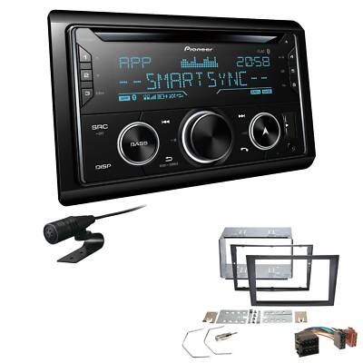 Pioneer Autoradio CD Bluetooth USB Einbauset für Opel Omega B Facelift 1999-2003