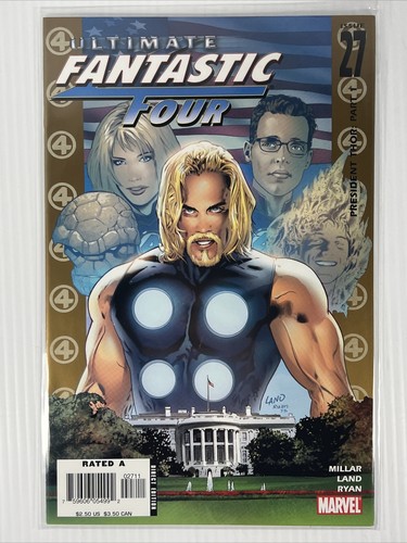 Ultimate Fantastic Four #24-29 Tomb of Namor/President Thor story Marvel 2005 NM - Picture 5 of 7