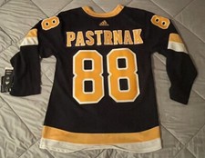 Boston Bruins Alternate David Pastrnak Adidas Jersey Medium Authentic!