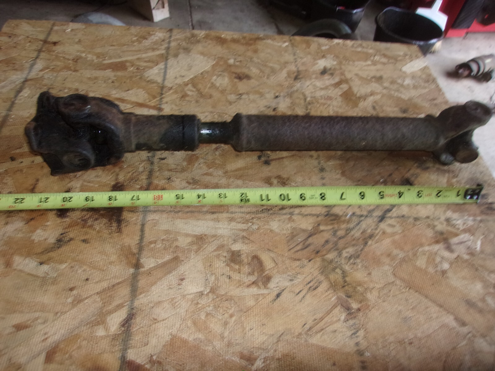 willys jeep cj5 rear driveshaft 17 1/2 to 19 eBay
