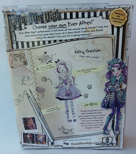 Ever After High Spring Unsprung Doll Kitty Cheshire Mattel 2014 New RARE - Picture 3 of 12