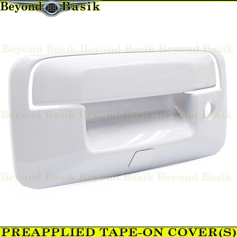 2014-2018 Chevy Silverado Tailgate Handle Cover W/BUC Hole WA8624 OLYMPIC WHITE - Imagem 4 de 4
