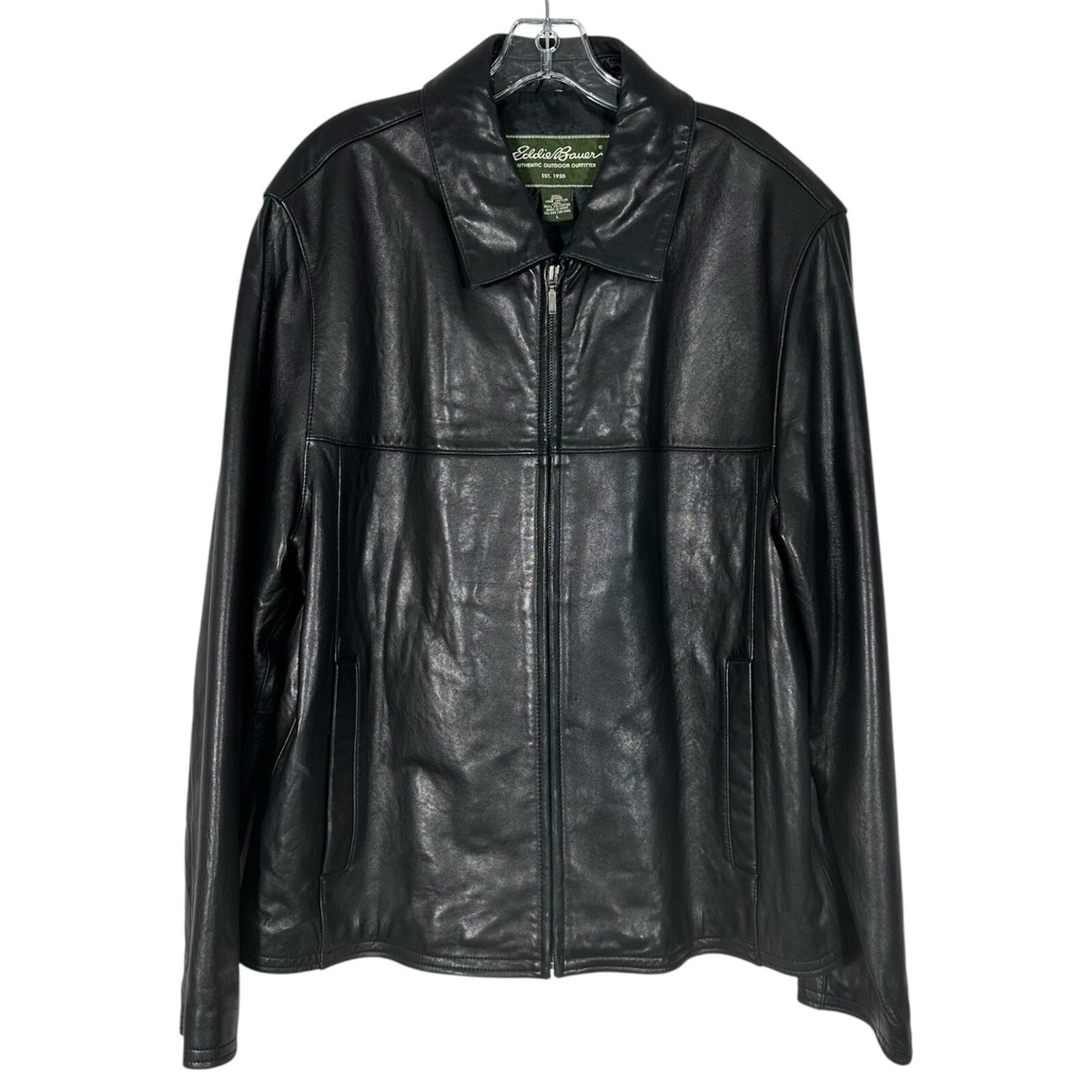 90s Eddie Bauer LAMBSKIN LEATHER ラムレザー Eddie Bauer