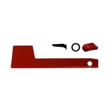 Replacement Aluminum Mailbox Flag Kit Red