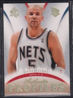 2007-08 SP Authentic Profiles #AP29 Jason Kidd - New Jersey Nets - 571🔥 ...
