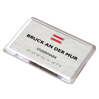 KÜHLSCHRANKMAGNET - Bruck an der Mur - Steiermark - Österreich - Lat/Long