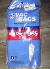 Appliance Factory Parts ROR-1420 3 BAGS ROYAL DIRT DEVIL OEM t63